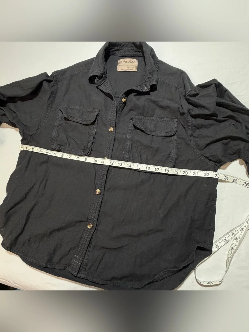 Free People Oversize Button Up Shirt